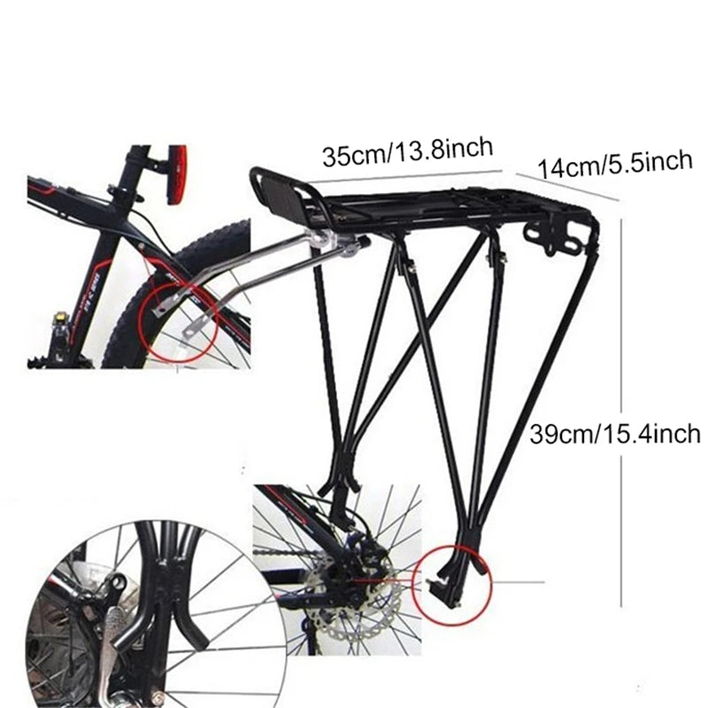 Rear Luggage Rack Shelf Bracket for E-bike/E-scootyer