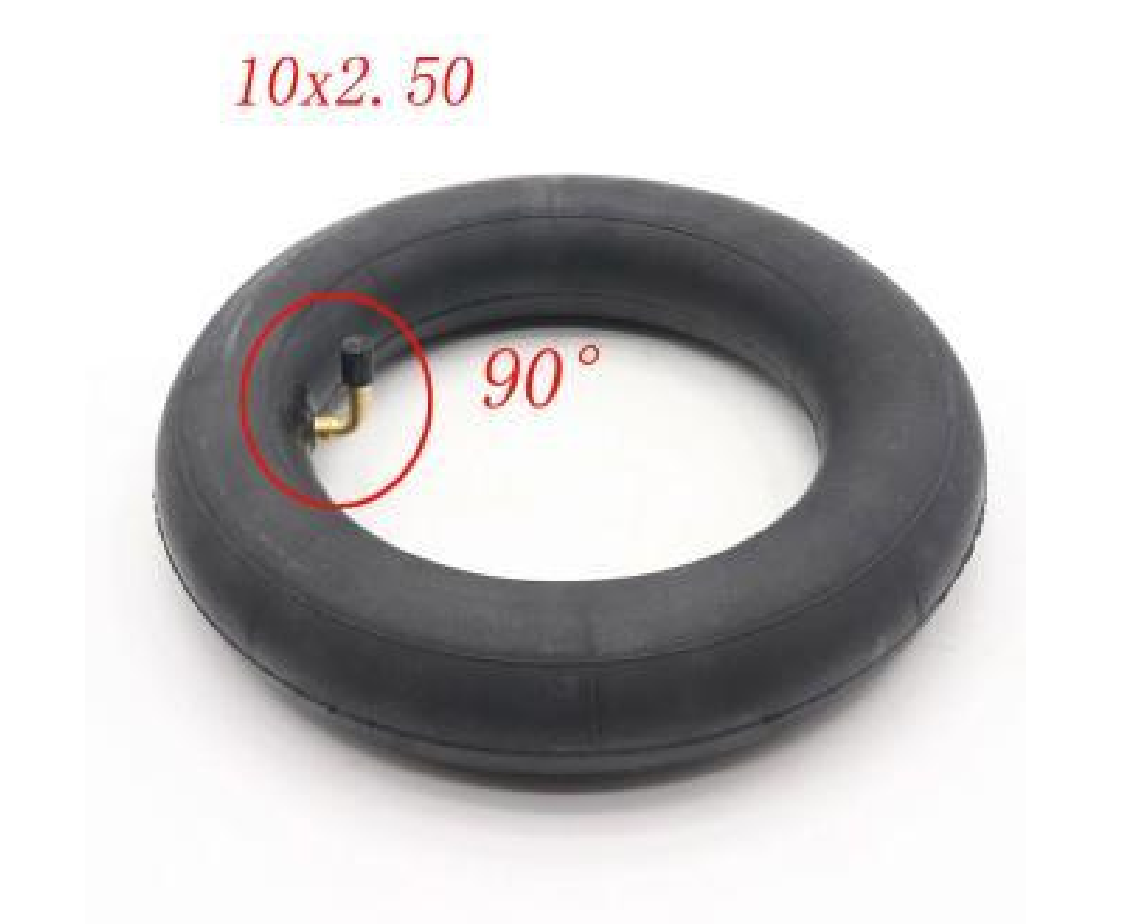 10x2.5 inner tube 10inch with bent valve 90 degree