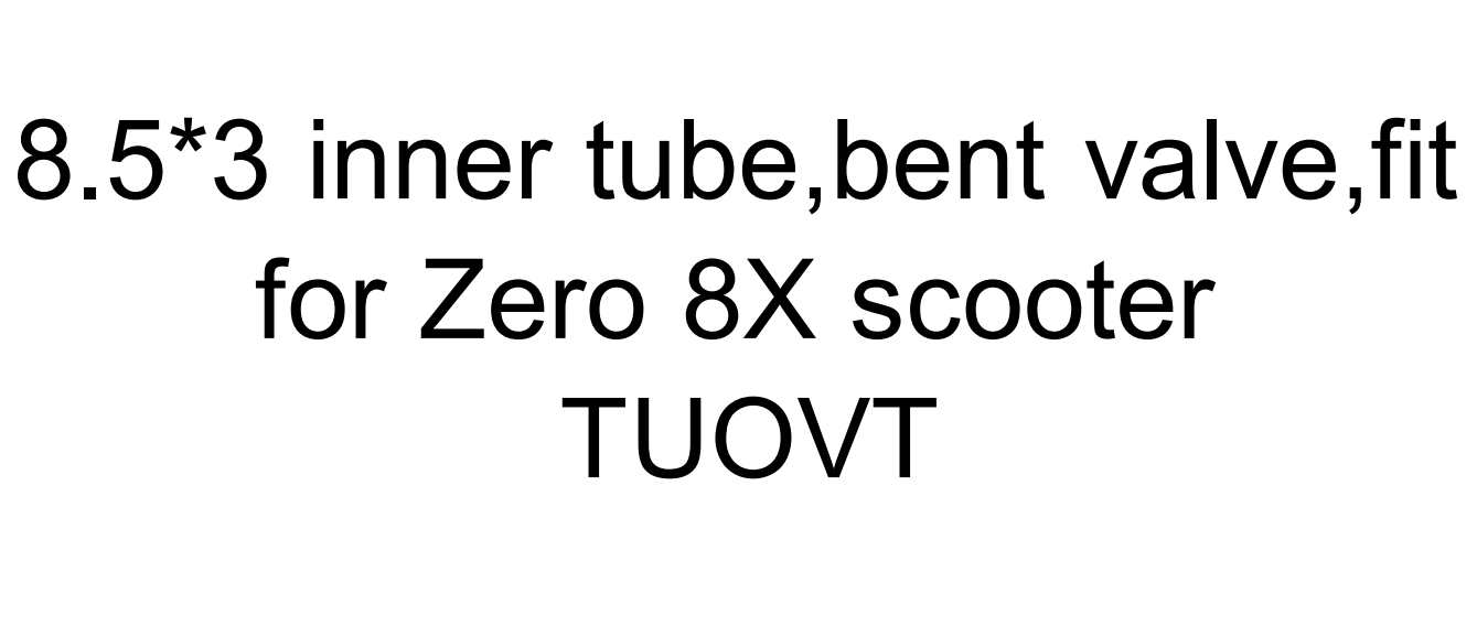 8.5 inner tube bent valve for zero 8x