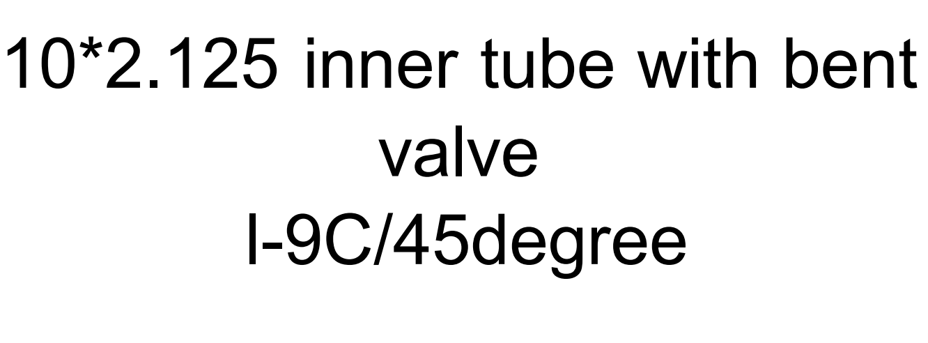 10x2.125 inner tube with bent valve 45degree