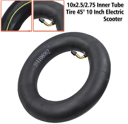 10x2.5/2.75 Inner Tube Tire 45° 10 Inch Electric Scooter Thicken Inner Tire