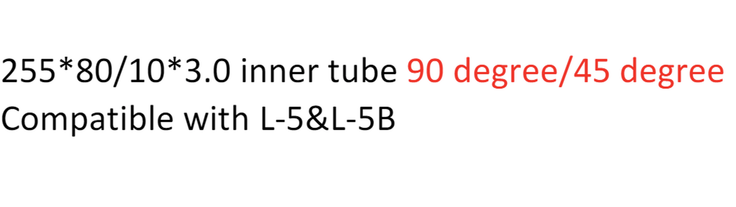 10x3 255x80 tube 90degree