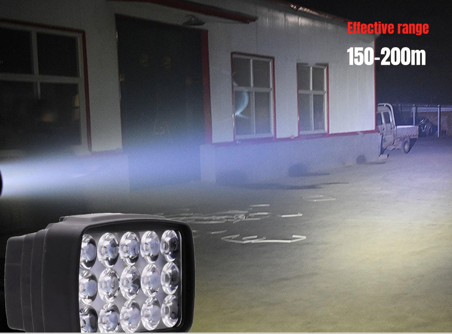 Strong Led Light Projector Mini Electric Ebike Front Light 12V-80V Universal SUV Outdoor Headlight