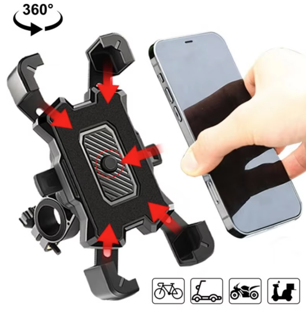 plastic phone mount black